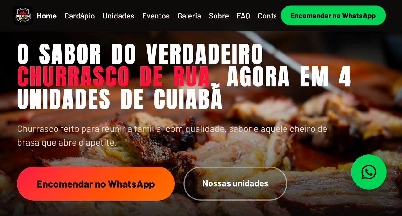 Site Guerreiro's Grill